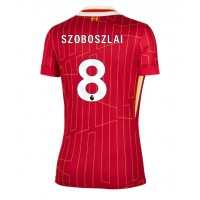 Camisa de Futebol Liverpool Dominik Szoboszlai #8 Equipamento Principal Mulheres 2024-25 Manga Curta